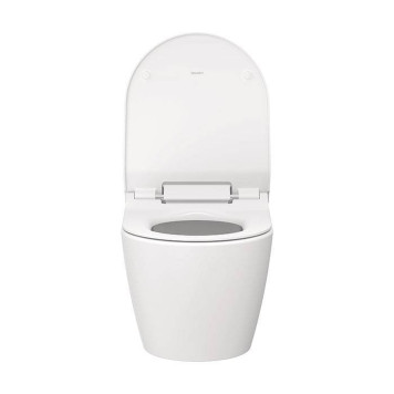 Duravit ME by Starck SensoWash Унитаз подвесной 57x37см, Rimless, HygieneGlaze, с крышкой биде, цвет: белый. 2529592000, 611000002502300-1