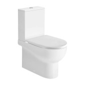 Azzurra Nuvola Унитаз моноблок 65x35xH84 см, слив в стену, с бачком, с механизмом, с сиденьем, цвет: Bianco lucido. B19002F/40 cr,  NUVCMP000000BI/(NUV100/MBP bi),  NUCSMB000000BI/(NUV400/MBL bi),  NUV1818/F bi/cr (нов арт COM 1800 F bi)