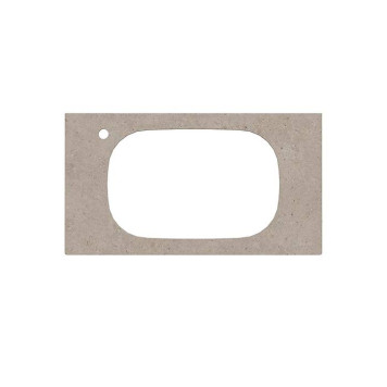 Kerama Marazzi Magica Столешница из керамогранита для встраиваемых раковин сверху Риккарди 90см, с 1 отв., цвет: бежевый матовый. MA.2.1.SG540620R\90