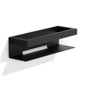 Decor Walther Brick Полка для душа 30х9.5х8см., подвесная, цвет: черный матовый. 0651560