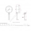 Термометр биметалл БТ-52.211 160С Дк100 L=64 G1/2 рад Росма 00000002653