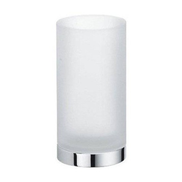 Colombo Nordic Стакан настольный, цвет: хром/матовое стекло