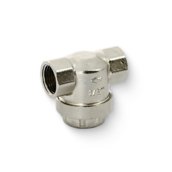 Фильтр прямой ВВ 3/4 500 мкм, никелированный