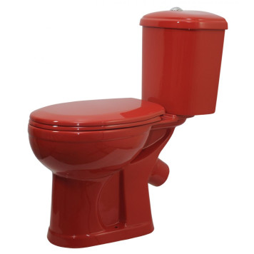 47360110402 Унитаз-компактДора-Антивсплескгоризонтальный выпуск, красный (47360110402) 47360110402