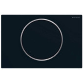 115.758.14.5 Смывная клавиша Geberit Sigma10 смыв/стоп к 111.300/350/361/362/380/390/796, черный матовый лак, легко чистящееся покрытие/полированное 115.758.14.5