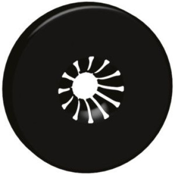 Вентили для радиаторов Розетка для вентиля, пласт. черн. глянцев.для труб Ø10÷20 мм FL 0441 NL