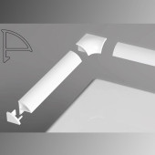 Универсальная декоративная планка 6/2000 белая XB442000001