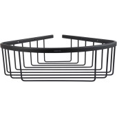 AQ4006MB ВЕГА угловая полка, матовый черный AQ4006MB