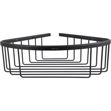 AQ4006MB ВЕГА угловая полка, матовый черный AQ4006MB