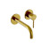 360260600 Смеситель для раковины монтируемый в стену, золото