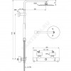 Система/душ CERATHERM T125 терм/смес в/к Ideal Standard A7589AA