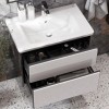 Roca Ronda Тумба подвесная 70x41x48см, с 2 ящиками, цвет: белый/антрацит. Z.RU93.0.296.4