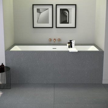 Knief Shape Ванна 170x70x60cм., встраиваемая, click-clack, цвет: белый матовый-3