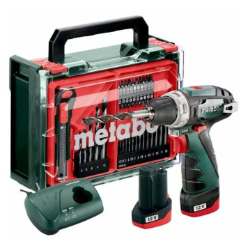 Шуруповерт аккумуляторный Metabo PowerMaxx BS Basic Set-1