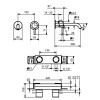 Fantini Nostromo SMALL Смеситель для раковины, встраиваемый, цвет: черный матовый