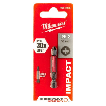 Бита Milwaukee SHOCKWAVE PH2х50 (854)-1