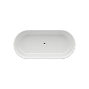 Laufen VAL Ванна 160x75x45см, отдельностоящая, с слив-переливом, материал: композит, цвет: белый. 2.3028.2.000.000.1-1