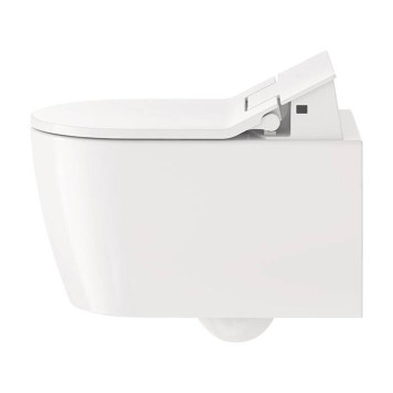 Duravit ME by Starck SensoWash Унитаз подвесной 57x37см, Rimless, HygieneGlaze, с крышкой биде, цвет: белый. 2529592000, 611000002502300-4