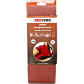 Лента шлифовальная REDVERG 100х610мм Р80 (3шт)(920191)