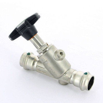 Вентиль пресс наклонный SC-Contur EASYTOP INOX VIEGA 22 нержавеющая сталь-1