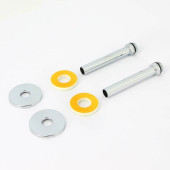 Комплект присоединительный Carlo Poletti 1/2 х 16 х 120 мм хромированный