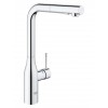 Смеситель для кухни GROHE Essence+ с высоким изливом и выдвижной лейкой, хром.