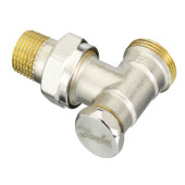Клапан запорный Danfoss RLV-S 15 угловой, наружная резьба 003L0353