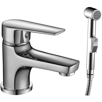 S35-15 Смеситель одноручный (35мм) монолитный для умывальника и биде, хром S35-15