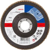 Круг тарельчатолепестковый Bosch Ф125 Metal прямой К 60 (717)