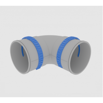 Отвод 90° Flexag FL75-PP90