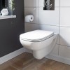 Duravit D-Code Унитаз 35.5x54.5см., подвесной, с сиденьем микролифт, цвет: белый глянцевый. 45350900A1