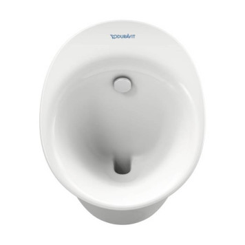 Duravit White Tulip Писсуар 32х34см., без смывного края, с вытяжкой, подача воды сзади, сток гориз., без мушки,с с HygieneGlaz, цвет: белый-1