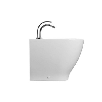 Kerasan Aquatech Биде напольное 55x35см, c 1 отв., цвет: белый. 372201*1-2
