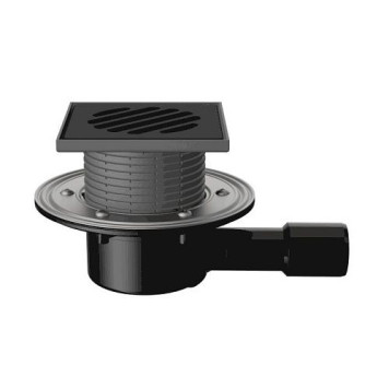 Трап рег гор/вып сух/затв Дн40/50 чуг/реш 150х150 T 510.1 PNsB Fachmann 04.036