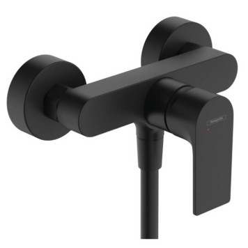 Hansgrohe Rebris E Смеситель для душа, настенный, цвет: черный матовый. 72650670