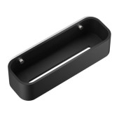 Decor Walther Black Stone DCT30 Душевая полочка 30x10см, подвесная, цвет: черный матовый / сталь матовая. 0973865