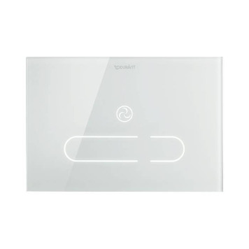 Duravit A.1 Клавиша смыва Plus, белое стекло с подсветкой. WD5013012060