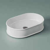 Artceram Atelier Раковина 60x40х15 см, без отв., накладная, без перелива, цвет: белый. ATL002 01 00 Artceram Atelier Раковина 60x40х15 см, без отв., накладная, без перелива, цвет: белый. ATL002 01 00