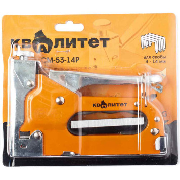 Степлер Квалитет металлический 53 тип 4-14 мм с регулировкой СМ-53-14Р
