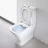 Roca The Gap Square Унитаз моноблок 36x60см, безободковый, универсальный выпуск, цвет: белый. 7.3427.3.700.H, 7.3417.3.000.0