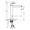 Hansgrohe Logis Смеситель для раковины, 1 отв., без донного клапана, цвет: хром