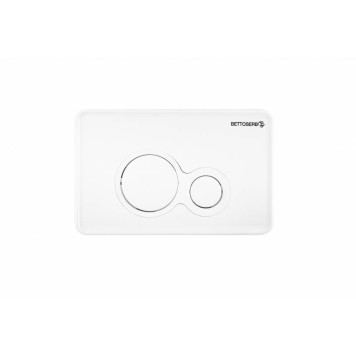 40006457 BETTOSERB Клавиша смыва MORAVA для Sava Fix белый глянец (40006457)-1