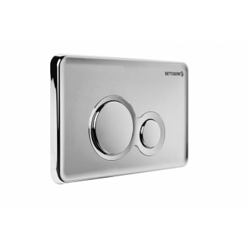 40006463 BETTOSERB Клавиша смыва MORAVA для Sava Fix хром матовый+хром глянец (40006463)