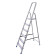 Стремянка алюминиевая STAIRS 6 ступеней AS06