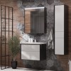 Roca Ronda Тумба подвесная 70x41x48см, с 2 ящиками, цвет: белый/антрацит. Z.RU93.0.296.4