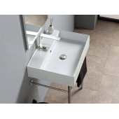 Раковина, Scarabeo, Teorema 2.0, шгв 600-460-145, отверстия для смесителя-1, цвет-белый