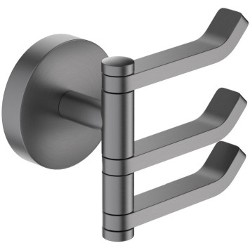 AQ4632BGM БЕТТА крючок тройной, оружейная сталь (шлиф. черный хром) AQ4632BGM