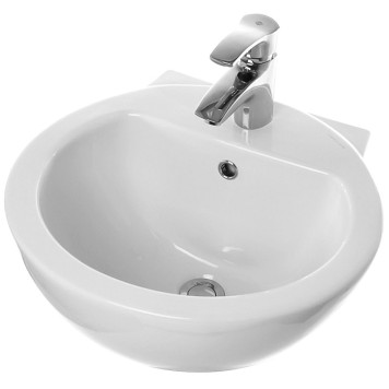 ART 50 Умывальник пьедестальный ВКС Белый S1 (WB.PD/Art/50-C/WHT.G/S1) WB.PD/Art/50-C/WHT.G/S1