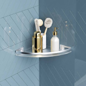 A7456100 Стеклянная полка угловая A7456100 Стеклянная полка угловая