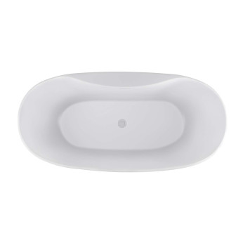 AQ-1155778 АПОЛО Ванна акриловая, отдельностоящая, 1700780600. В комплекте со сливом и ножками. Цвет белый глянцевый. AQ-1155778-1